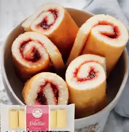 IGA Bakers Oven Jam or Chocolate Rollettes 250g offer