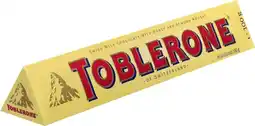 IGA Toblerone Milk Chocolate offer