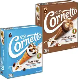 IGA Streets Cornetto Ice Cream Cone Selected Varieties offer