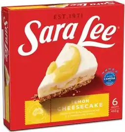 IGA Sara Lee Cheesecake Selected Varieties offer