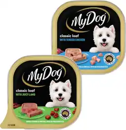 IGA My Dog Wet Dog Food Selected Varieties offer