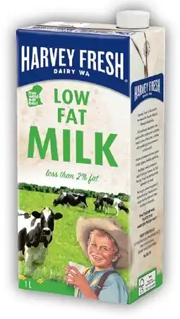 IGA Harvey Fresh Skim, Lite or Full Cream Milk 1 Litre offer