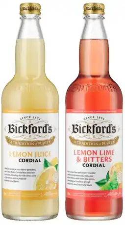IGA Bickford’s Cordial Selected Varieties offer