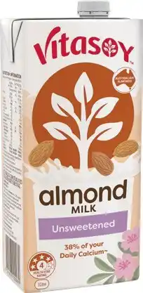 IGA Vitasoy Almond, Oat or Soy Milky Long Life Milk 1 Litre Selected Varieties offer