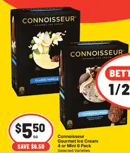 IGA Connoisseur gourmet ice cream offer