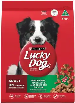 IGA Purina lucky dog dry dog food offer