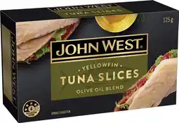 IGA John West Tuna Slices Selected Varieties offer