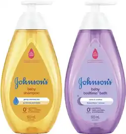 IGA Johnson's baby bedtime bath, shampoo or lotion offer