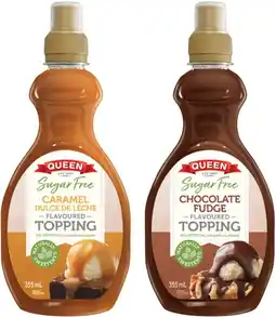 IGA Queen Sugar Free Topping Selected Varieties offer