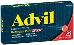IGA Advil Ibuprofen 200mg Fast Pain Relief Tablets offer
