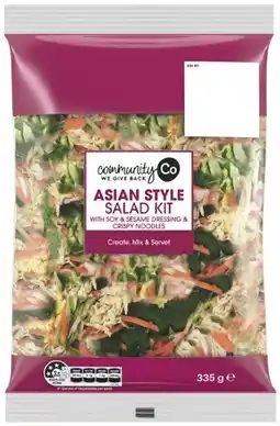 IGA Community Co Asian Style Salad Kit offer