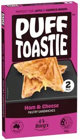 IGA Borg’s Puff Toastie Selected Varieties offer