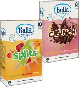 IGA Bulla Ice Cream Sticks Selected Varieties offer