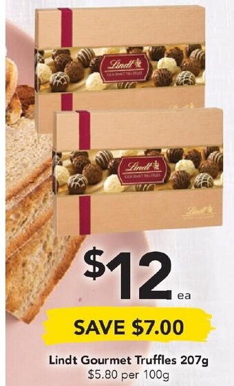 Drakes Lindt Gourmet Truffles 207g offer