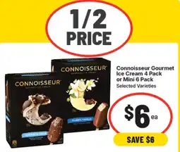IGA Connoisseur gourmet ice cream offer