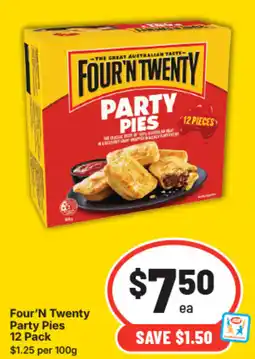 IGA Four'n twenty party pies offer