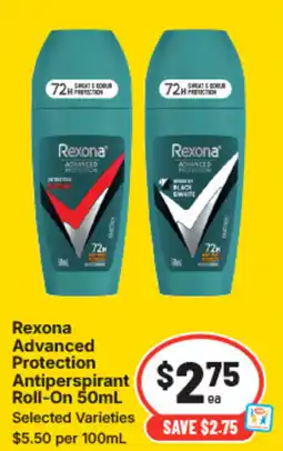 IGA Rexona advanced protection antiperspirant offer