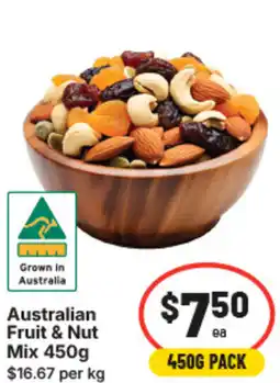 IGA Australian fruit & nut mix offer