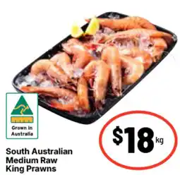 IGA South Australian Medium Raw King Prawns offer