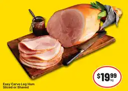 IGA Easy Carve Leg Ham offer