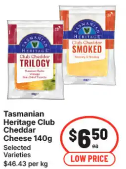 IGA Club Cheddar Cheese offer