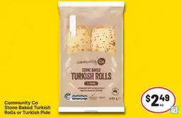 IGA Stone Baked Turkish Rolls or Turkish Pide offer