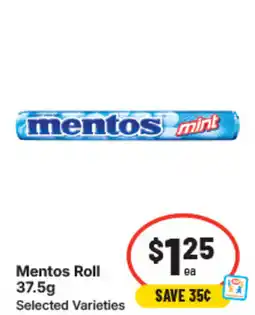 IGA Mentos roll offer
