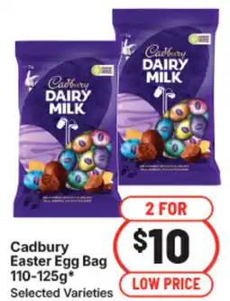 IGA Cadbury easter egg bag offer