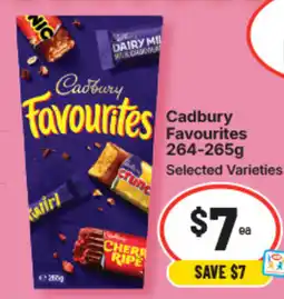 IGA Cadbury favourites offer