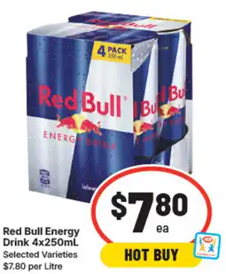IGA Red bull energy drink offer