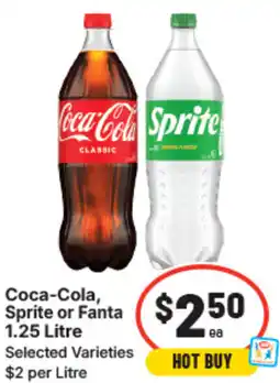 IGA Coca-cola sprite or fanta offer