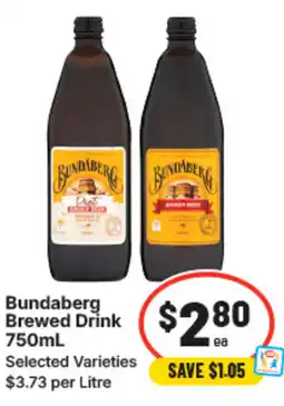 IGA Bundaberg brewed drink offer