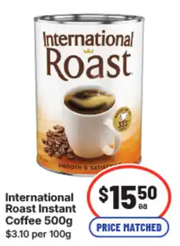 IGA International roast instant offer