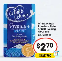 IGA White wings premium plain or self raising flour offer