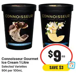 IGA Connoisseur gourmet ice cream offer