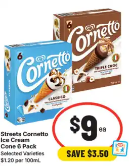 IGA Streets cornetto ice cream cone offer