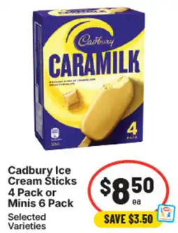 IGA Cadbury ice cream sticks offer