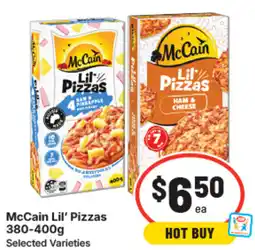 IGA Mccain lil' pizzas offer