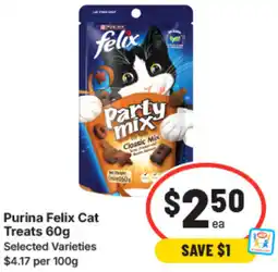 IGA Purina felix cat treats offer