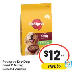 IGA Pedigree dry dog food offer