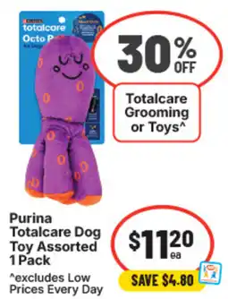 IGA Purina totalcare dog toy assorted offer