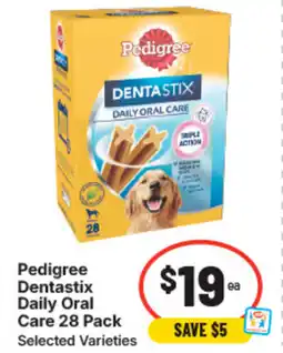 IGA Pedigree dentastix daily oral care offer
