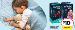 IGA Huggies drynites pants offer
