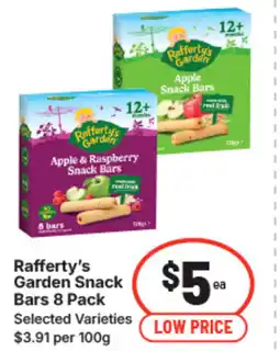 IGA Rafferty's garden apple & raspberry snack bars offer