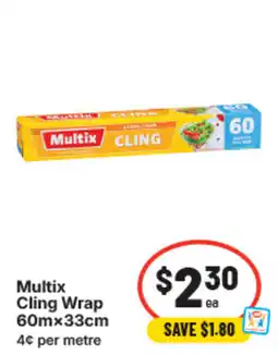 IGA Multix cling wrap offer