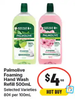 IGA Palmolive foaming hand wash refill offer