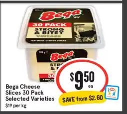 IGA Bega cheese slices offer