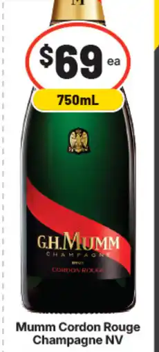IGA Mumm cordon rouge champagne nv offer