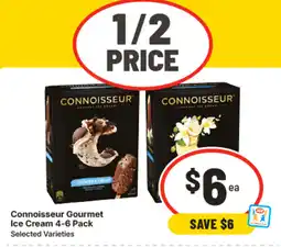 IGA Connoisseur gourmet ice cream offer