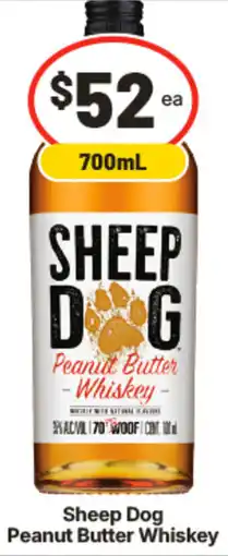 IGA Sheep dog peanut butter whiskey offer